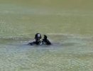 «В целом – норм»: водолаз оценил качество очистки дна озера в Прибрежном 