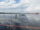 Смерч повредил четыре самолета и вертолет в аэропорту Бегишево
