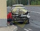 Сегодня легковушка врезалась в маршрутку