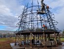 Челны украшают к Новому году (фото)