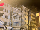 Жители разрушенного после взрыва дома размещены в гостинице