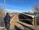 Из-за риска подтоплений в автограде закрыли мост через Челну