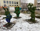 В 24 комплексе Челнов обновили скульптуры Винни-Пуха и Пятачка