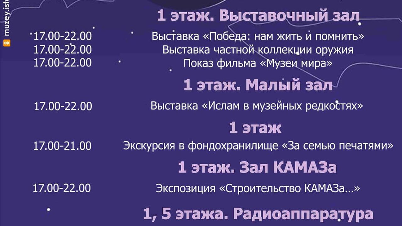 Главная картинка новости: Челнинцев ждет «Ночь в музее»