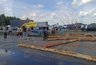 Миниатюра новости: Под Елабугой перевернулась фура, груженная бревнами – пострадали два человека