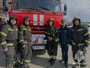 В Нижнекамске спасенные при пожаре дети подарили пожарным портрет