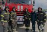 Миниатюра новости: В Нижнекамске спасенные при пожаре дети подарили пожарным портрет