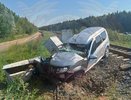 Под Елабугой автомобиль столкнулся с поездом – водитель погиб