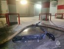 В Альметьевске на парковке загорелся электросамокат