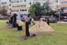 Миниатюра новости: Во дворе Челнов установили тренажеры на средства гранта
