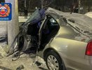 В Челнах Skoda влетела в столб – водитель погиб