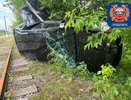 ДТП в Нижнекамске: Nissan вылетел на обочину и перевернулся