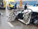 В Тукаевском районе легковушка влетела в шумозащитный экран – водитель погиб, пассажиры ранены