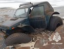 Житель Татарстан испытывал на Каме самодельный болотоход, но тот провалился под лед