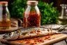Миниатюра новости: Скумбрия в бутылке, как копченая: просто кладу тушку в бутылку и заливаю маринадом - никакой химии