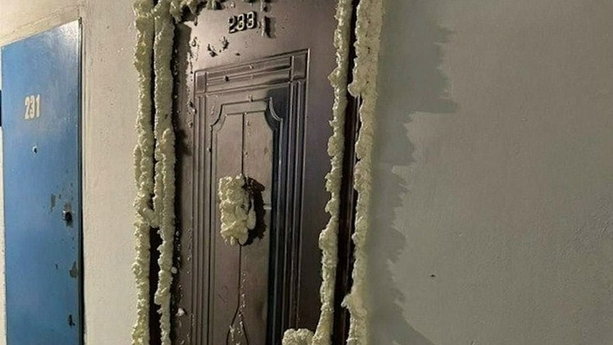 Главная картинка новости: Жильцы Челнов заблокировали дверь соседа пеной из-за тараканов