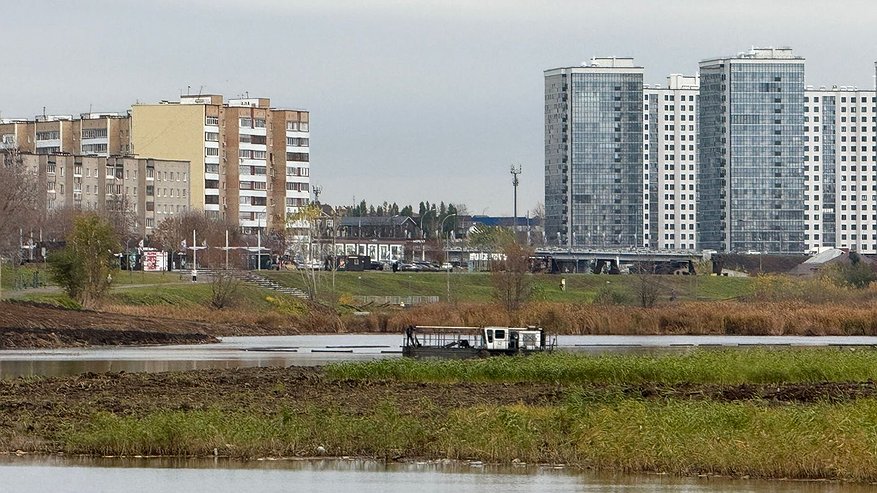 Главная картинка новости: В Набережных Челнах план по очистке реки Мелекески выполнен на 36%