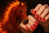 Миниатюра новости: Задабриваем Огненную Лошадь: какой маникюр сделать на Новый год 2026, чтобы удача шла по пятам 365 дней