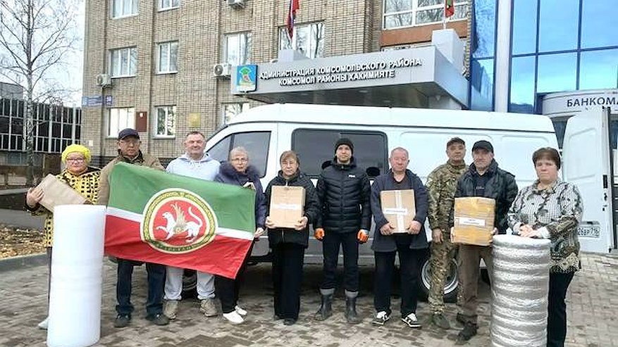 Главная картинка новости: Жители Челнов отправили 1,5 тонны груза для участников специальной военной операции