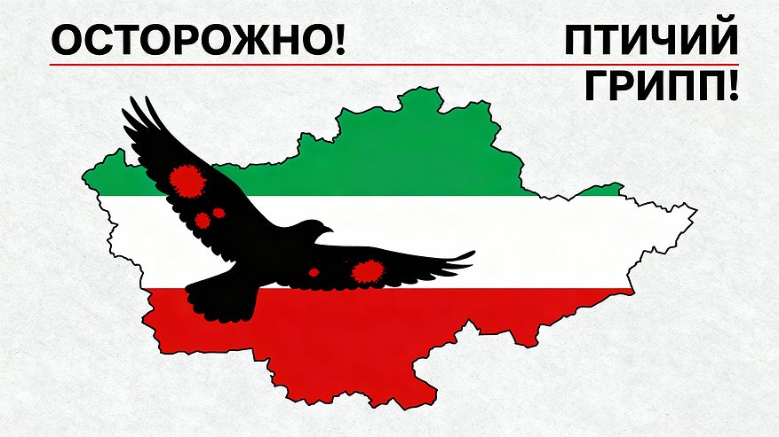 Главная картинка новости: В Татарстане ввели 100-километровую зону наблюдения из-за вспышки птичьего гриппа в Лениногорском районе