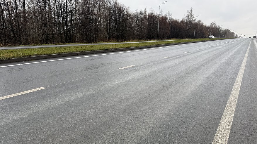 Главная картинка новости: На участке трассы М-7 в Набережных Челнах обновили дорожное покрытие