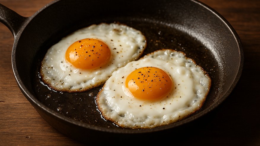 Главная картинка новости: Не сало и не масло: вот на чём жарят яйца действительно опытные хозяйки — запомните раз и навсегда