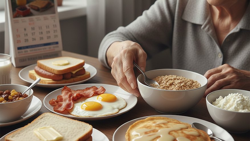 Главная картинка новости: Ученые назвали продукты, которые ни в коем случае нельзя есть на завтрак пожилым: в России их обожают