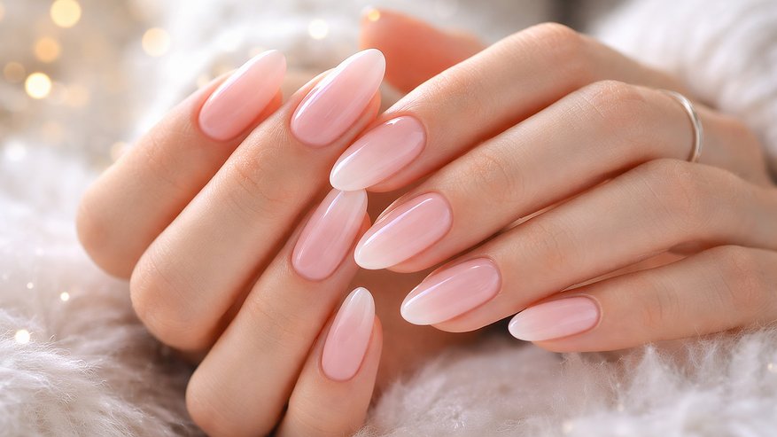 Главная картинка новости: Маникюр «клубничное молоко» - главный фаворит зимы и весны 2026
