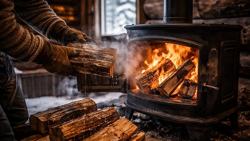 Главная картинка новости: Почему северяне используют мокрые дрова вместо сухих? 98% людей не догадываются