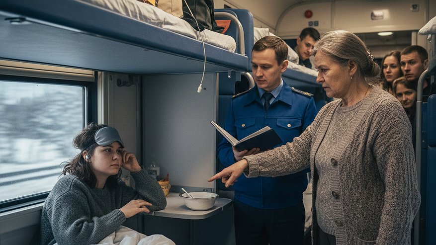 Главная картинка новости: Нижнюю боковую больше не беру: женщина сверху трижды спускалась к столику, но я отомстила