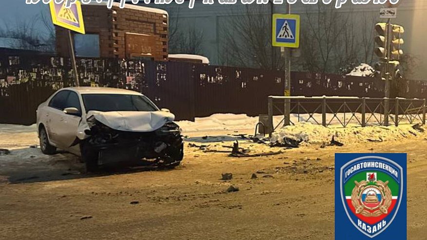Главная картинка новости: В ДТП в Казани 26 декабря пострадал человек