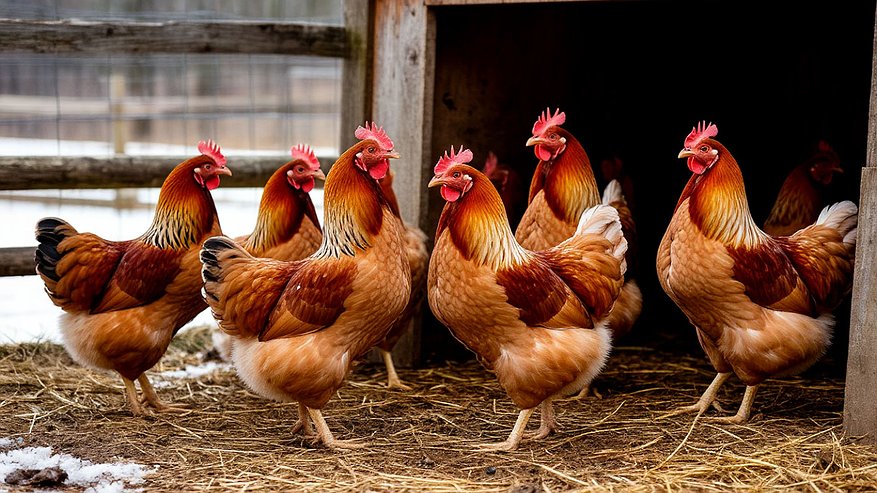 Главная картинка новости: Куры постоянно мерзли, пока не сделал это: теперь в курятнике тепло и сухо - и почему только раньше не додумался