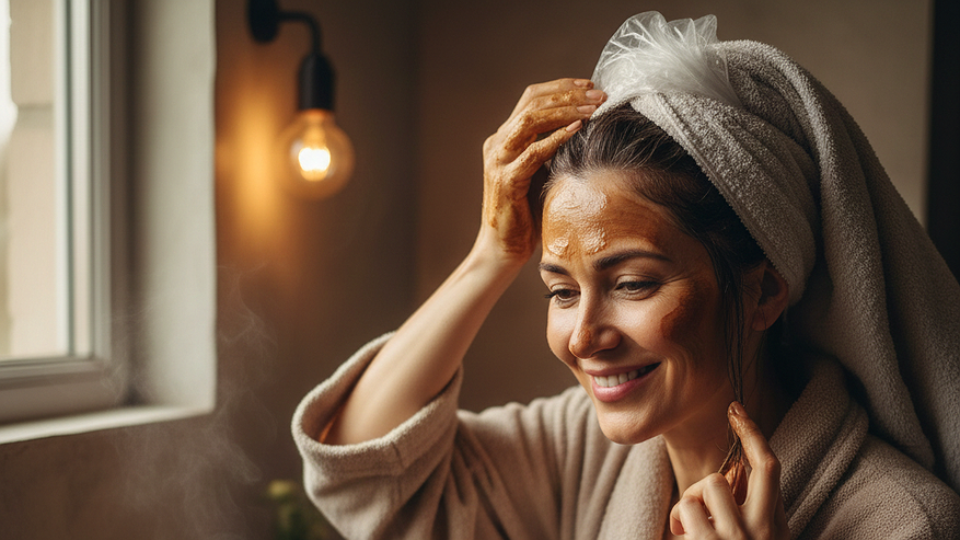 Главная картинка новости: 2 ложки — и на седину: о "серебре" на волосах забыли — вернули им естественный цвет