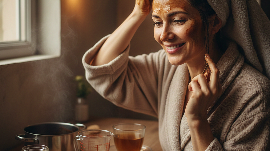 Главная картинка новости: 2 ложки — и на седину: о ""серебре"" на волосах забыли — вернули им естественный цвет