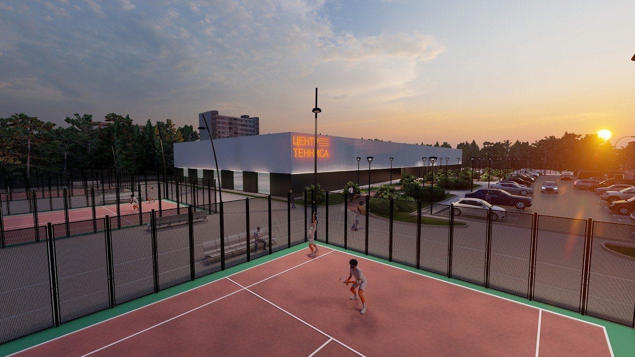 Главная картинка новости: В Набережных Челнах одобрили проект нового Центра тенниса с 11 кортами