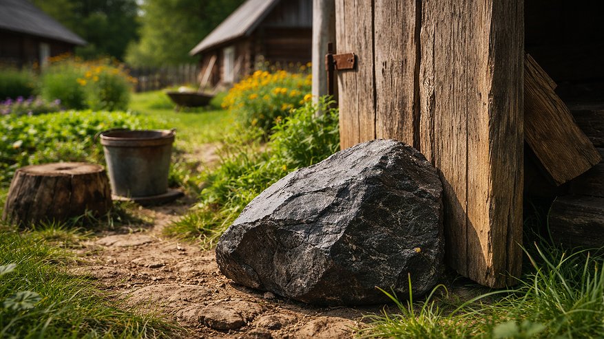 Главная картинка новости: На Западе этот камень продают за сотни долларов — а мы им двери в деревнях подпираем: никто и не догадывается