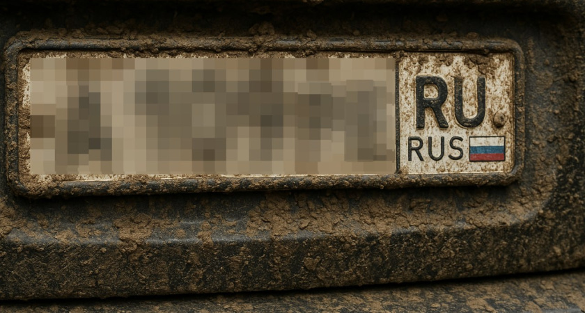 Челнинец замаскировал номер «грязью» из баллончика и получил штраф