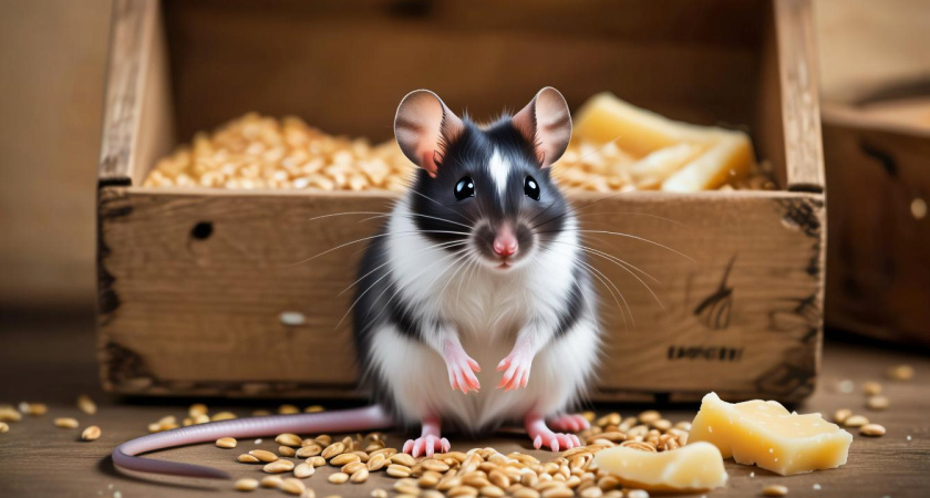 В челнинской школе заметили незваного гостя — мышь