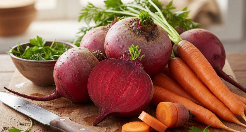 Жалею, что узнала лишь в 50 лет: как отварить морковь и свеклу для салата за 5 минут