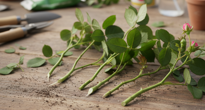 Размножаю розы в ноябре: черенки всегда обрастают корнями — проверенный метод с высокой приживаемостью