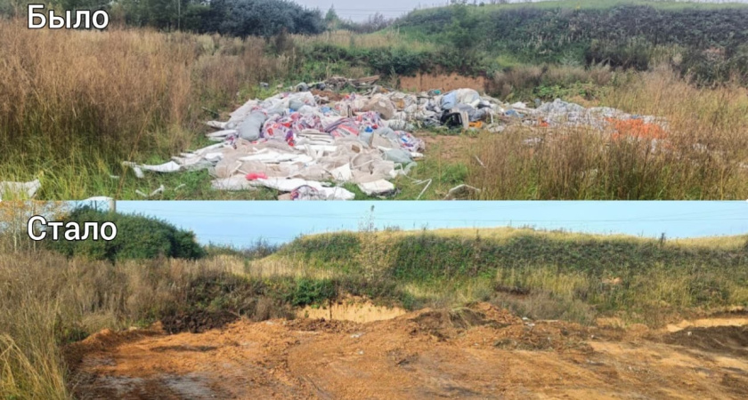 В Автозаводском районе ликвидирована свалка строительных отходов