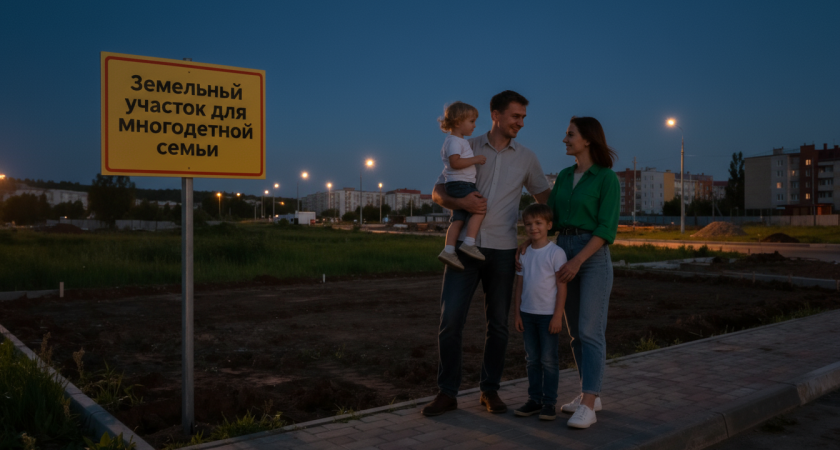 Многодетным семьям Набережных Челнов раздадут сотни участков для жилья