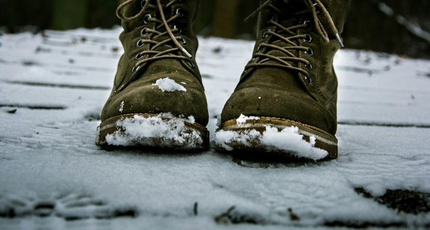 Сделала нескользящую подошву на зимние ботинки: 5 минут и готово - простой и рабочий способ