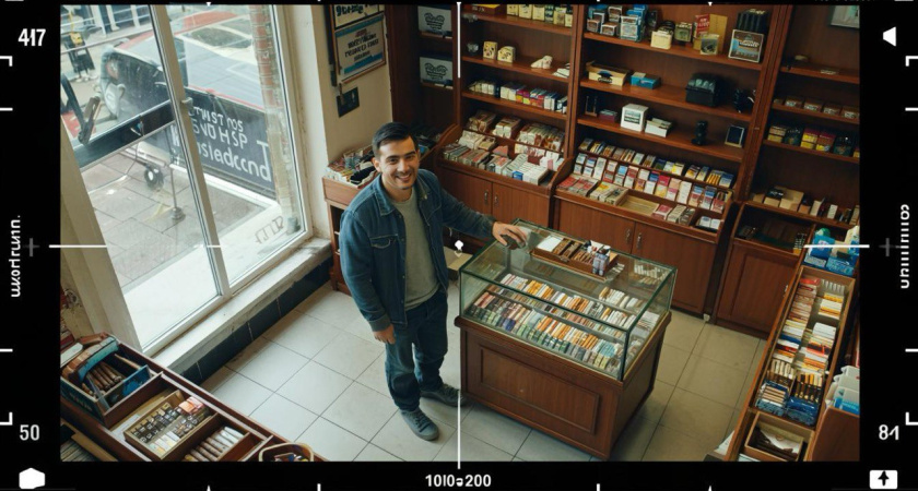 Улыбающийся челнинец попал на камеру после того, как украл два вейпа из магазина табачных изделий