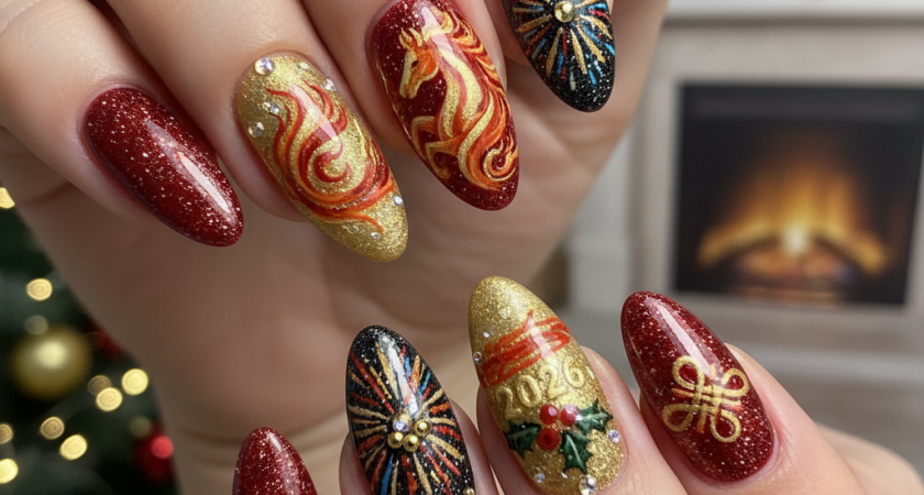 Радуем Огненную Лошадь: какой цвет лака выбрать на Новый год 2026, чтобы весь год быть счастливой