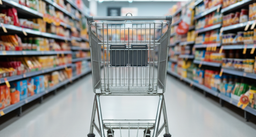 Не вздумайте брать пустые тележки в зале супермаркета: они стоят там вовсе не просто так