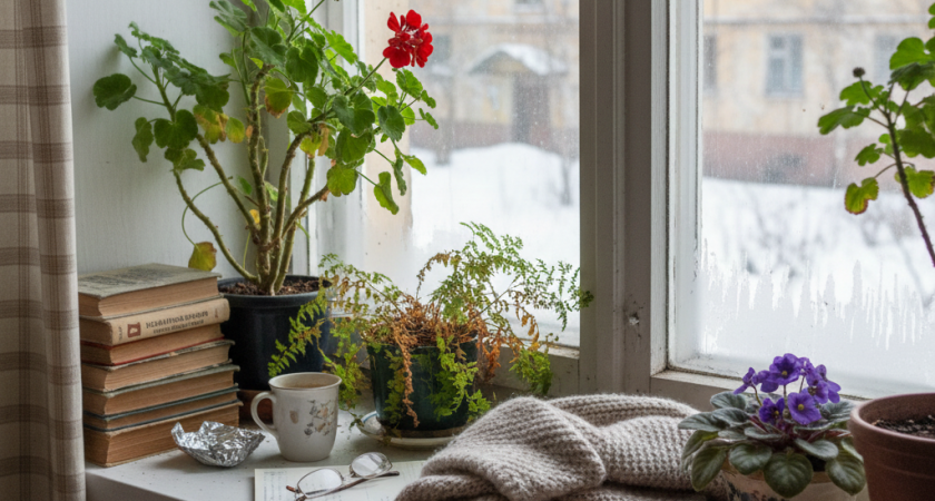 Подоконник отныне не холодный, и перестало дуть из стыков: 3 шага и дома тепло даже в - 40