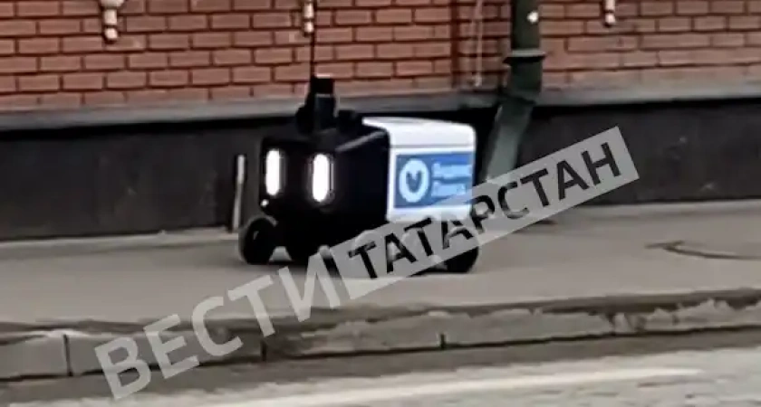 Первых роботов-курьеров заметили на улицах Казани