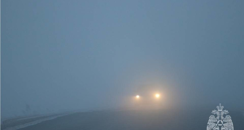 Водителей Татарстана предупредили о плохой видимости на дорогах из-за тумана