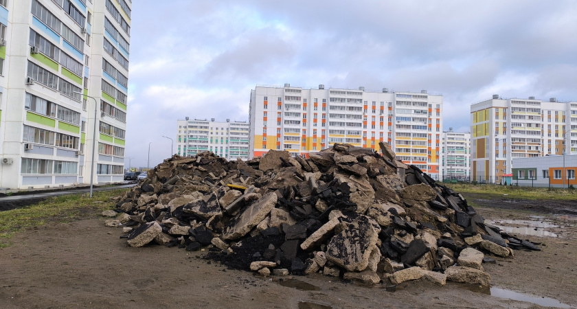 В Набережных Челнах обнаружили свалку строительного мусора